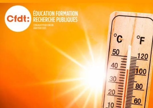 Canicule dans l&rsquo;Education nationale : ça suffit !